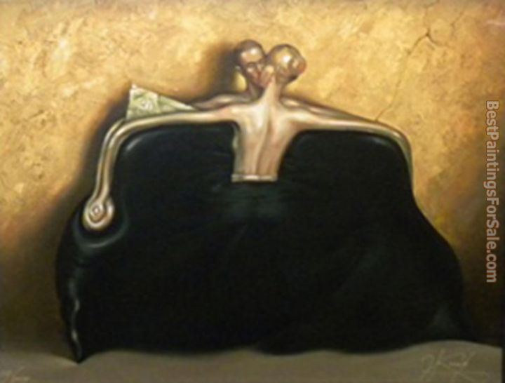 Vladimir Kush Black Purse